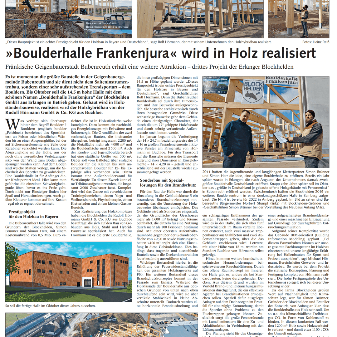 PRESSE: Holz Zentralblatt