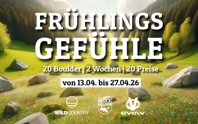 Frühlingsgefühle 🌸 – 20 Boulder, 2 Wochen, 20 Preise
