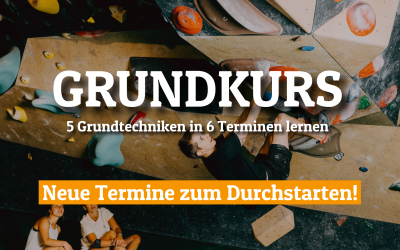 Neue Starttermine für deinen Grundkurs!