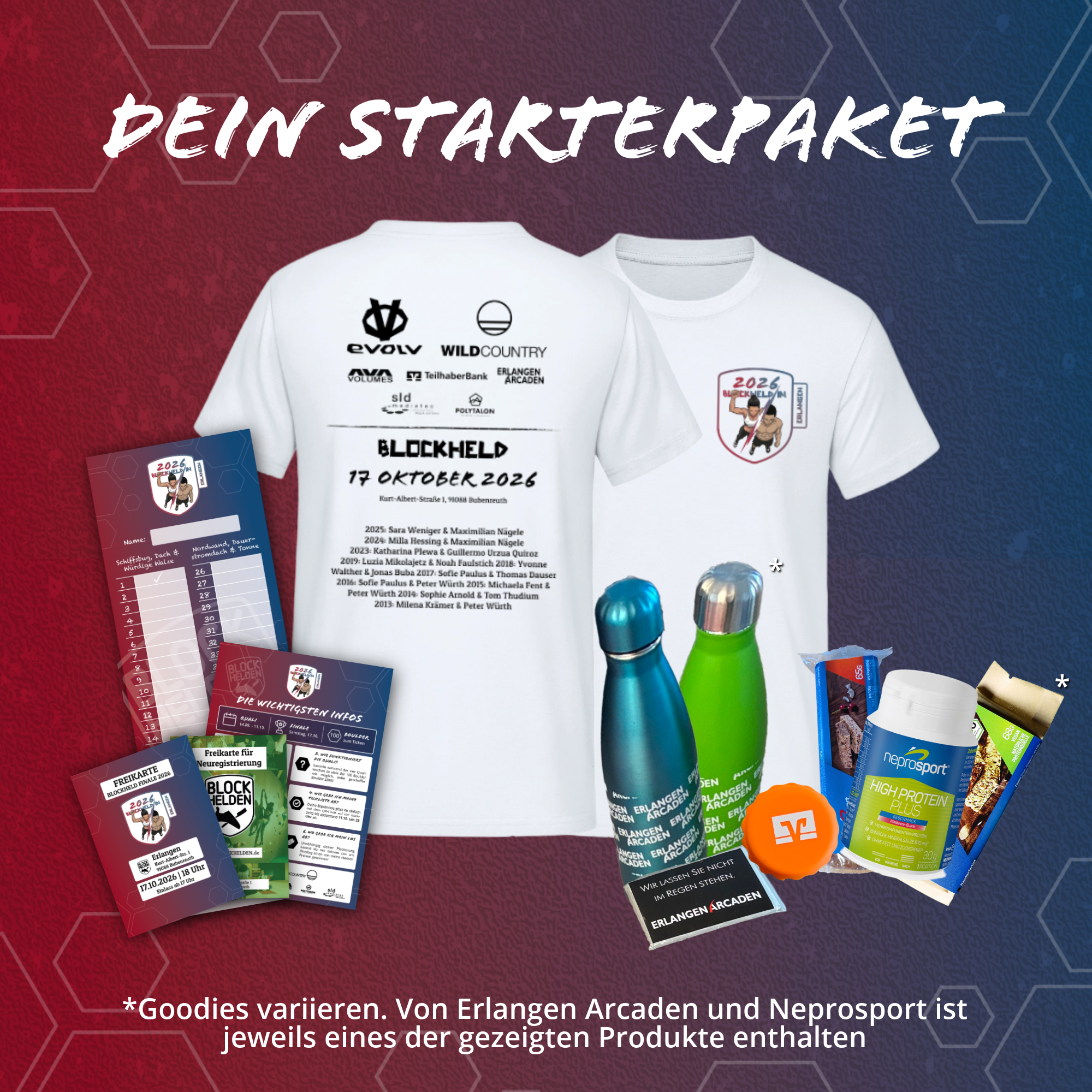 Komplettes Starterpaket BLOCKHELD Erlangen