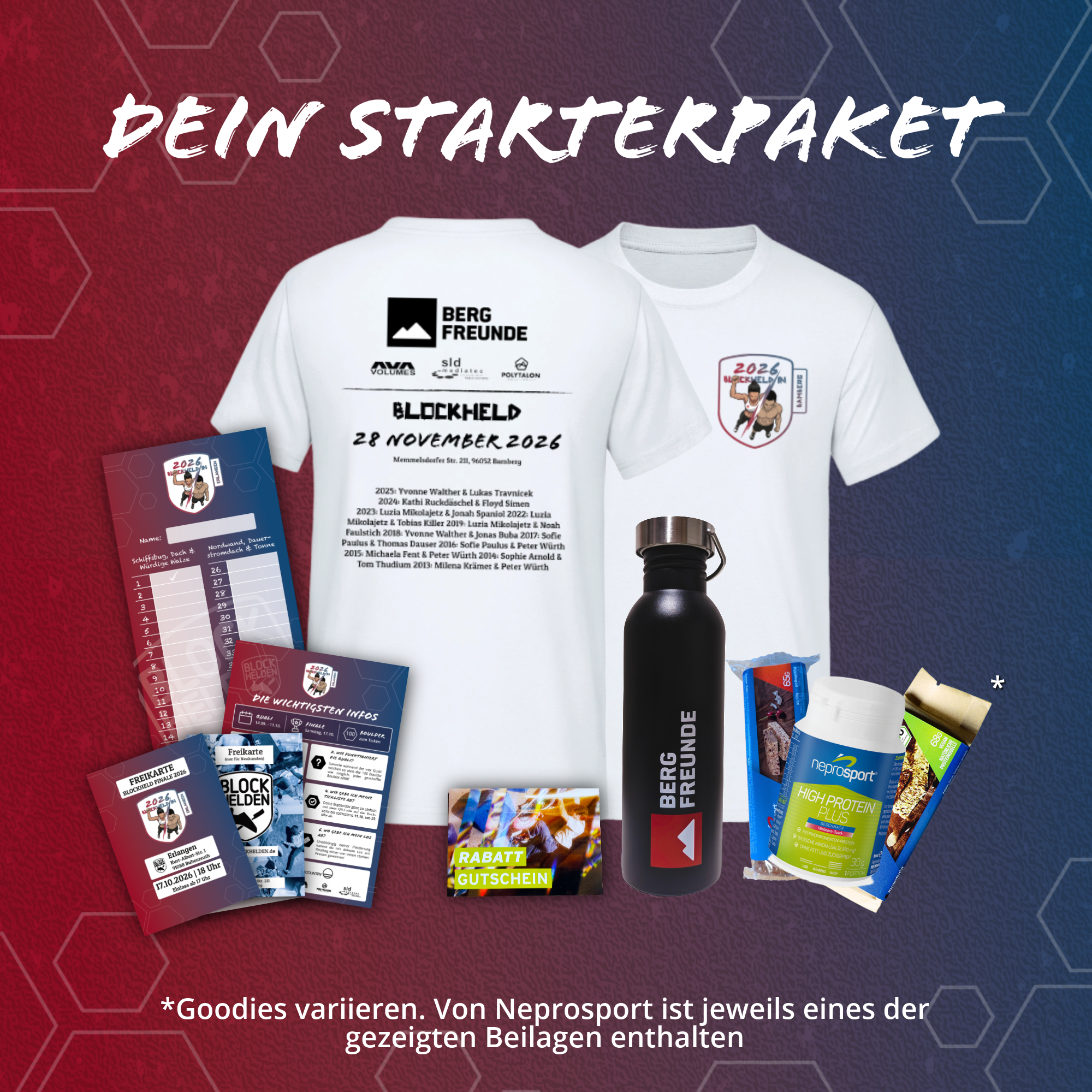 Komplettes Starterpaket BLOCKHELD Bamberg