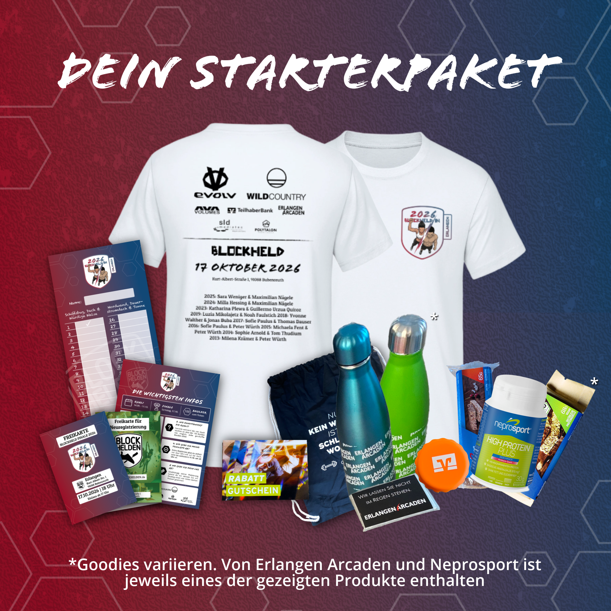 Komplettes Starterpaket BLOCKHELD Erlangen